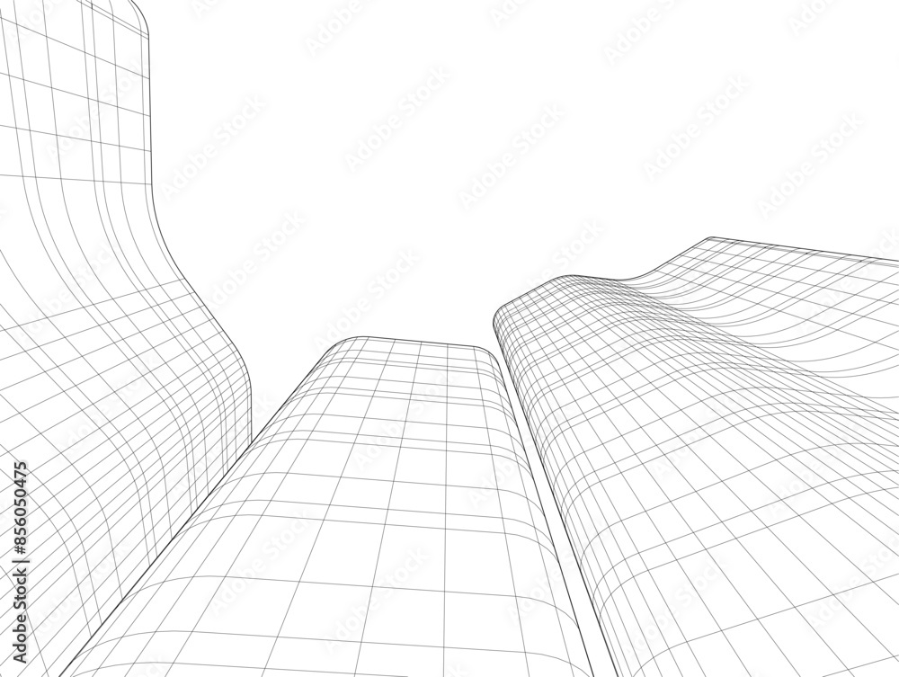 architecture building vector 3d illustration architecture building vector 3d illustration