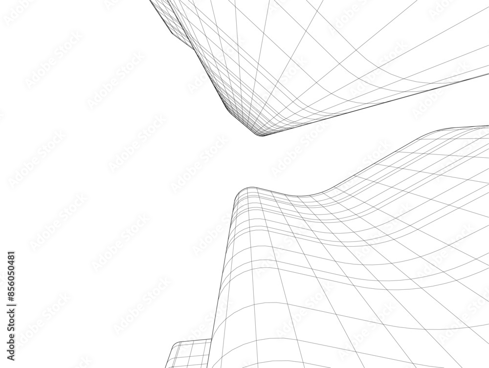 architecture building vector 3d illustration architecture building vector 3d illustration