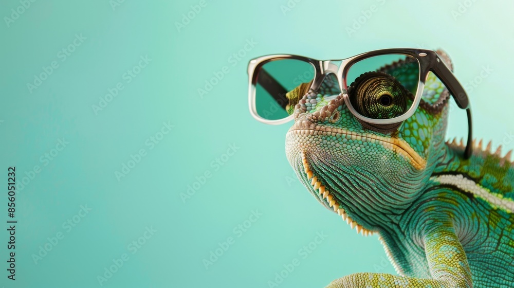 Cool Chameleon with Shades Cool Chameleon with Shades