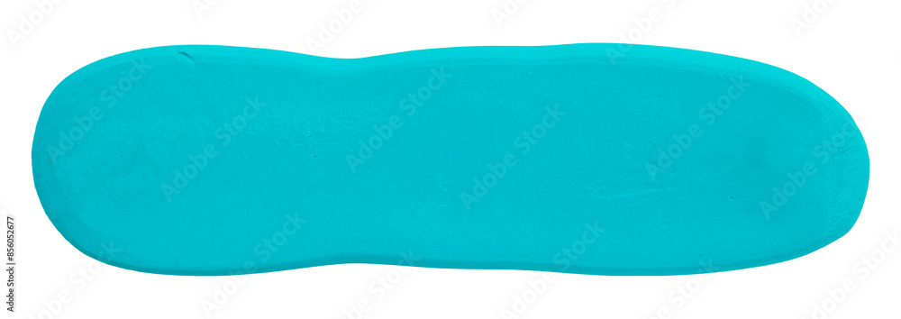Plasticine is a light blue brush isolated on a transparent background. Plasticine is a light blue brush isolated on a transparent background.