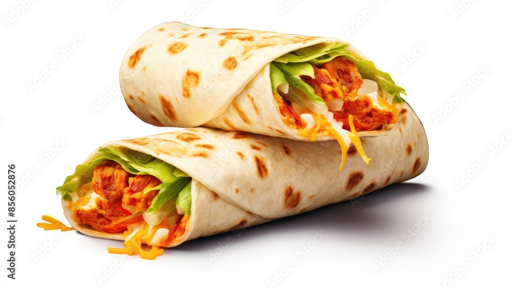 A delicious and healthy wrap filled with grilled chicken, fresh lettuce, and melted cheese. The perfect meal for a quick and easy lunch or dinner. A delicious and healthy wrap filled with grilled chicken, fresh lettuce, and melted cheese. The perfect meal for a quick and easy lunch or dinner.