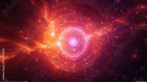 The image is showing a supernova photo