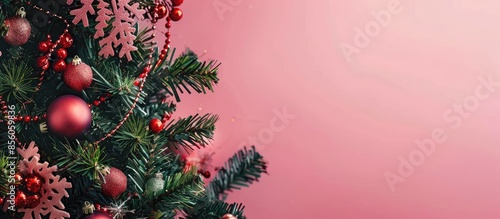 Decorated Christmas tree. ....