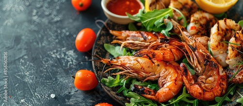 Close up of delicious grill...