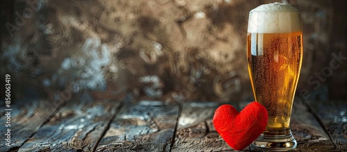 A glass of light beer for V...