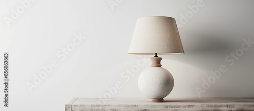 Table lamp isolated on a wh...