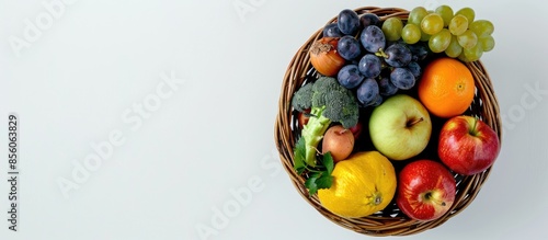 A fruits and vegetables bas...
