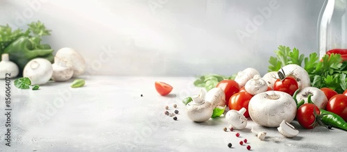 Different fresh vegetables ...