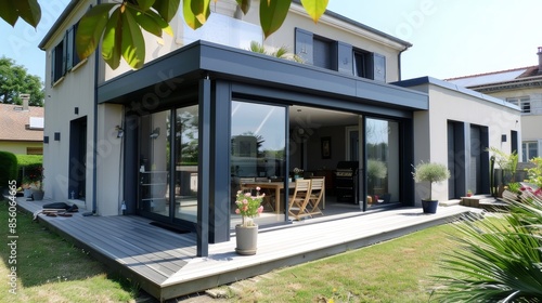 Modern aluminum verandas : exterior view of verandas , aluminum, verandas, modern, exterior
