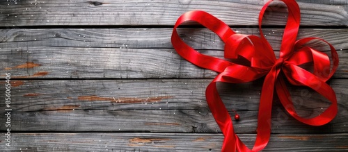 Red Christmas ribbons decor...