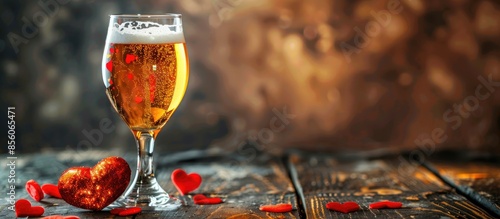 A glass of light beer for V...