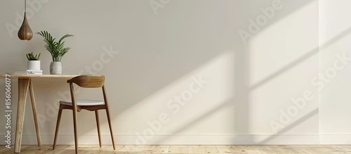wooden chair and table with...