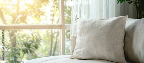 Comfortable pillow on moder...