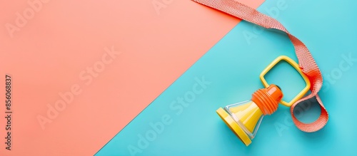 sport whistle Isolated on p...