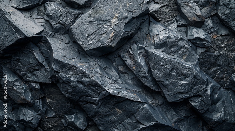 A close up of a rock wall with a dark grey color A close up of a rock wall with a dark grey color