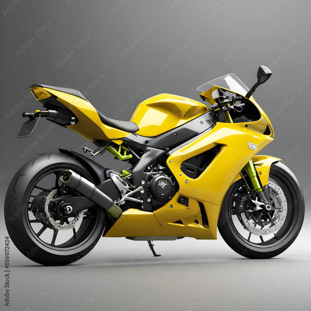 motorcycle on a black background, generative ai motorcycle on a black background, generative ai