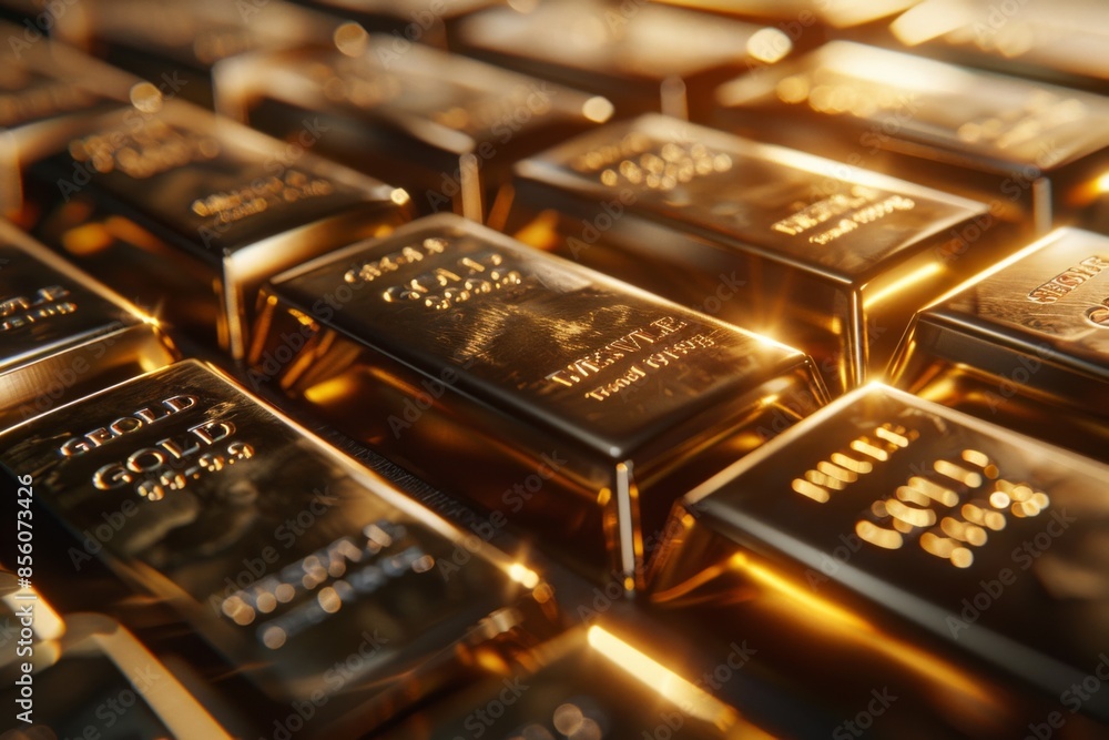 Gold Bars Stack Gold Bars Stack