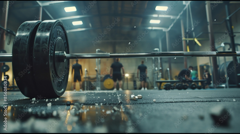 Φωτογραφία sports fitness à la salle transpiration style de vie