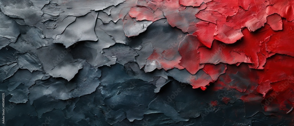 Textured Surface From A Black And Red Palette. Illustration On Shadow Of Textures And Backgrounds, Surfaces And Volumes. Generative AI
Textured Surface From A Black And Red Palette. Illustration On Shadow Of Textures And Backgrounds, Surfaces And Volumes. Generative AI