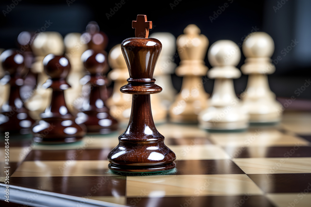 The Start of a Strategic Journey: A Hand Moving The First Pawn in a Chess Game The Start of a Strategic Journey: A Hand Moving The First Pawn in a Chess Game
