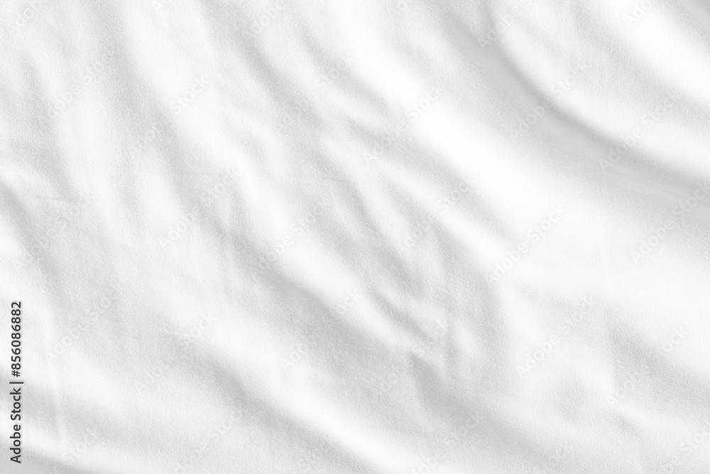 Close up white wrinkled fabric texture rippled surface and background, Soft focus. Close up white wrinkled fabric texture rippled surface and background, Soft focus.