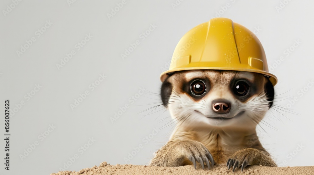 The Curious Construction Worker Meerkat The Curious Construction Worker Meerkat