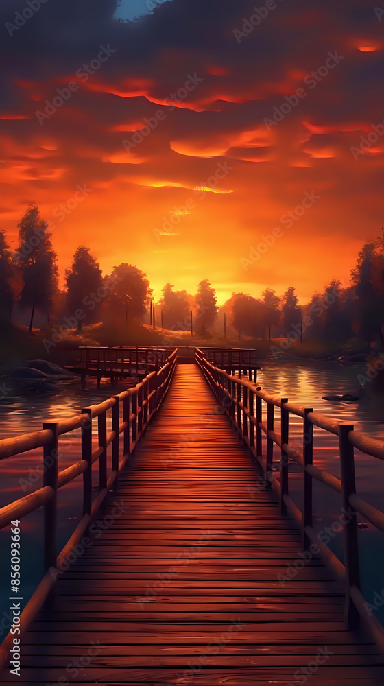 Fiery Sunset Over Wooden Pier.
Captivating sunset over a serene lake with a wooden pier leading the eye into the horizon. Ideal for travel, meditation, and inspirational themes. Fiery Sunset Over Wooden Pier.
Captivating sunset over a serene lake with a wooden pier leading the eye into the horizon. Ideal for travel, meditation, and inspirational themes.