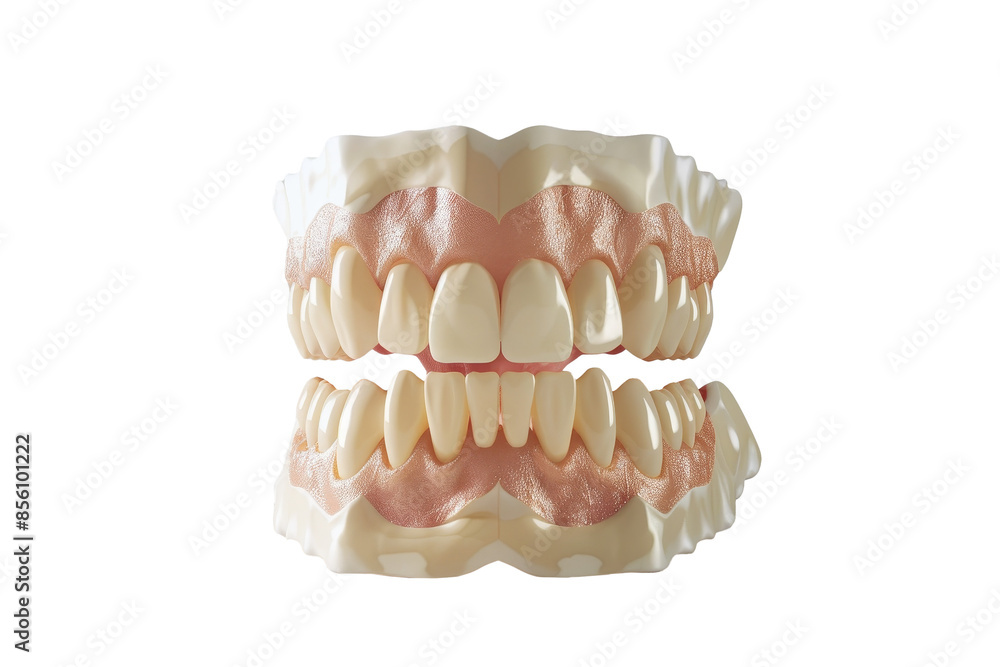 3D Model of a Dental Jaw with Teeth 3D Model of a Dental Jaw with Teeth
