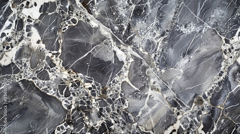 Obraz premium Grey marble, texture background. Generative AI