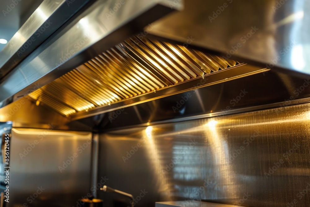 A picture of a kitchen with a stove and a range hood A picture of a kitchen with a stove and a range hood