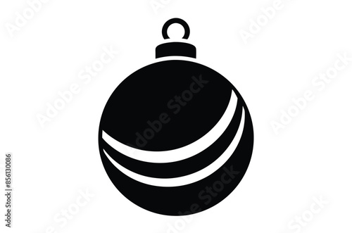 Christmas ball, Christmas ball icon vector, Christmas bauble vector illustration