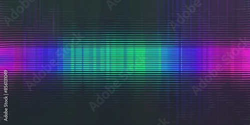 Wallpaper Mural Abstract Colorful Lines Pattern on a Black Background Torontodigital.ca