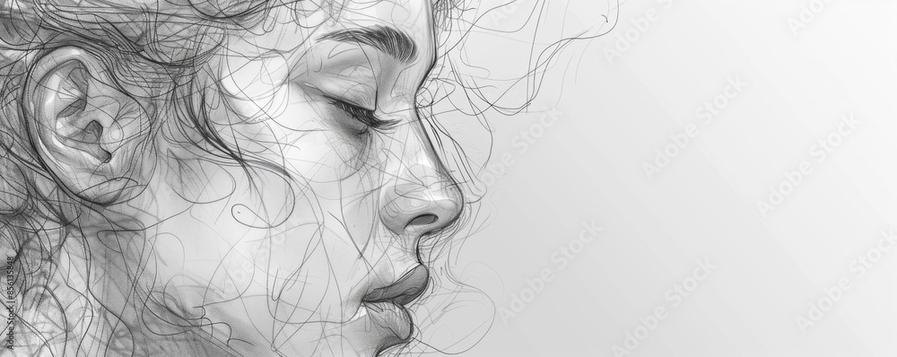 A line drawing that captures the essence of a subject with simple strokes. A line drawing that captures the essence of a subject with simple strokes.