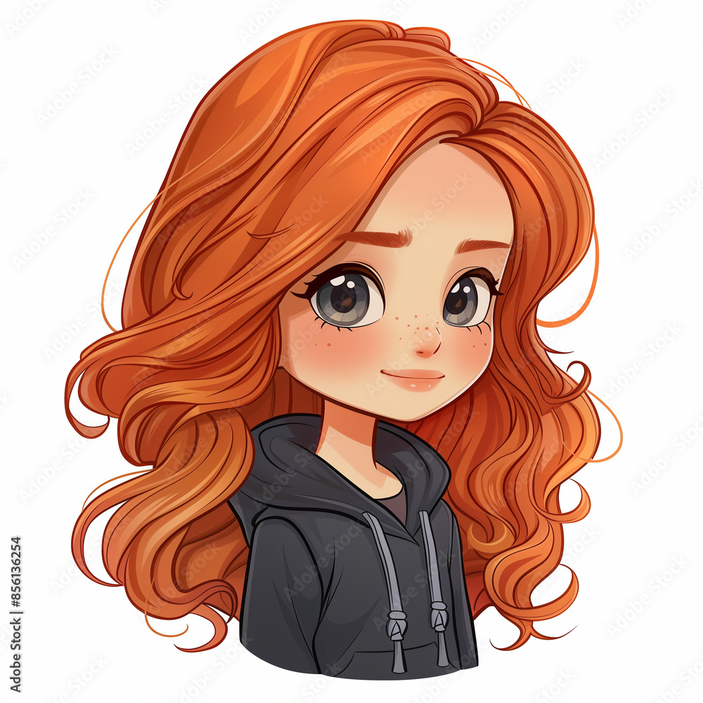 illustration of a girl