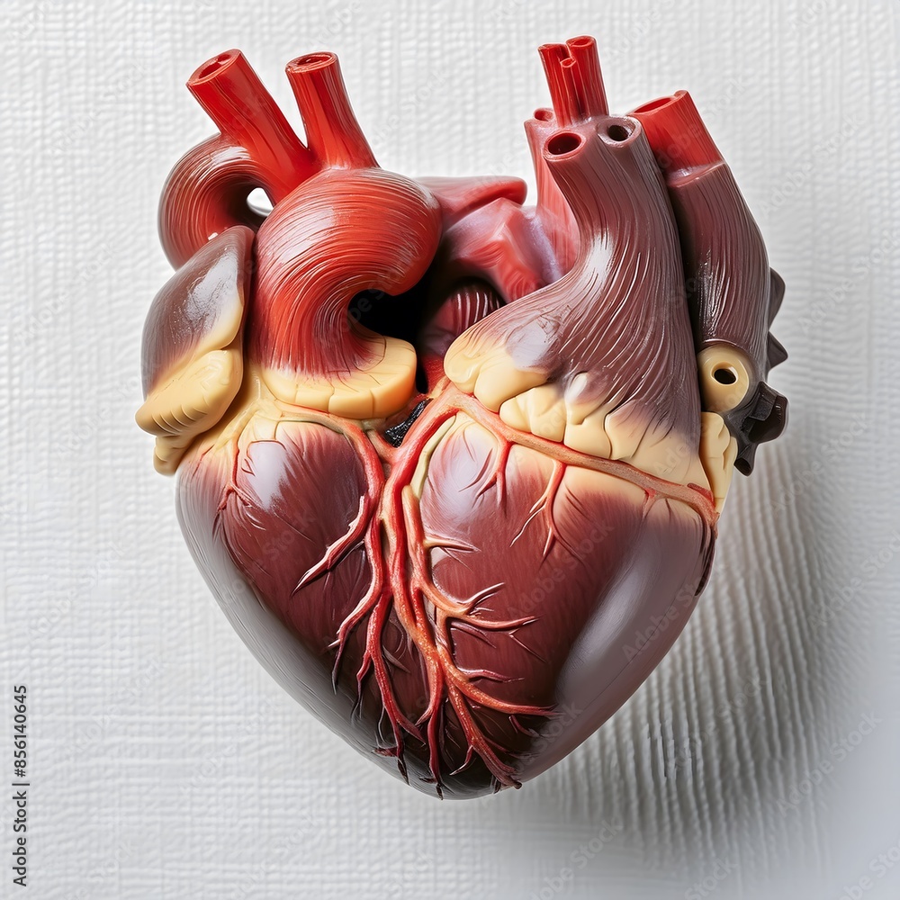 Naklejka premium Medical illustration of a human heart