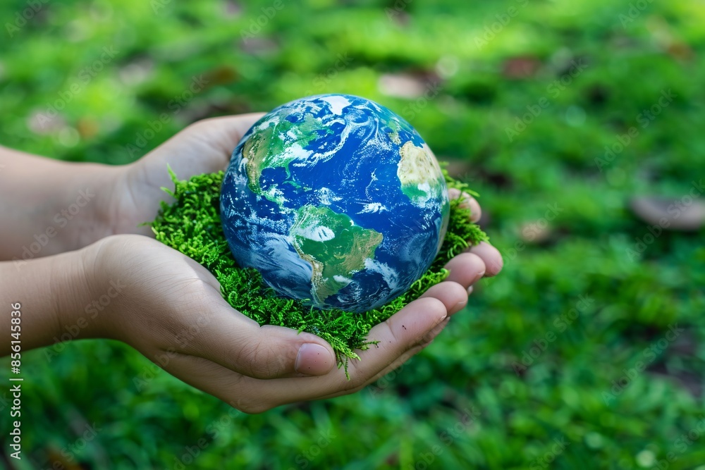 a person holding a globe a person holding a globe