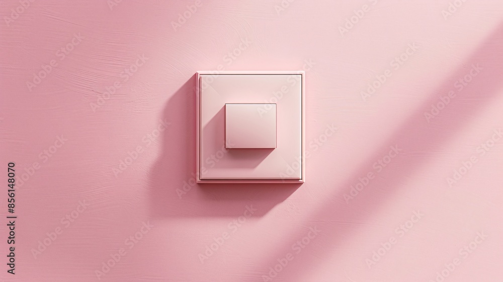 a light switch on a pink wall a light switch on a pink wall
