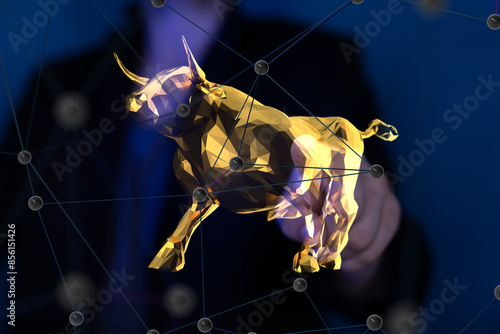 stock market graph business...