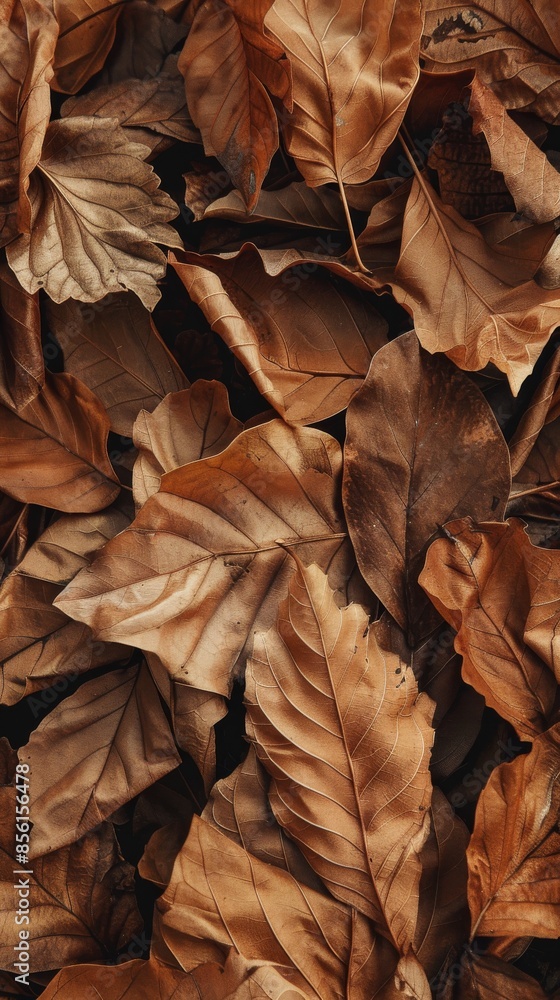 Autumn fallen leaves in close-up, textured background. Seasonal nature and fall concept Autumn fallen leaves in close-up, textured background. Seasonal nature and fall concept