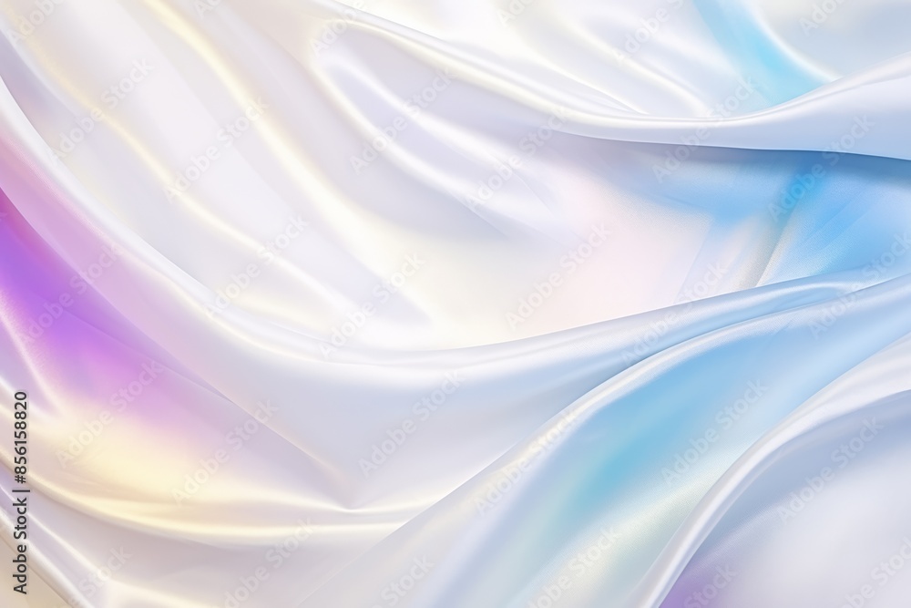 Elegant abstract white background, holographic foil shimmer, subtle color shifts, ideal for modern wallpaper Elegant abstract white background, holographic foil shimmer, subtle color shifts, ideal for modern wallpaper