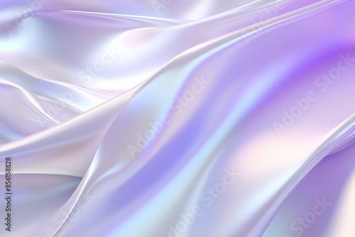 Elegant abstract white background, holographic foil shimmer, subtle color shifts, ideal for modern wallpaper