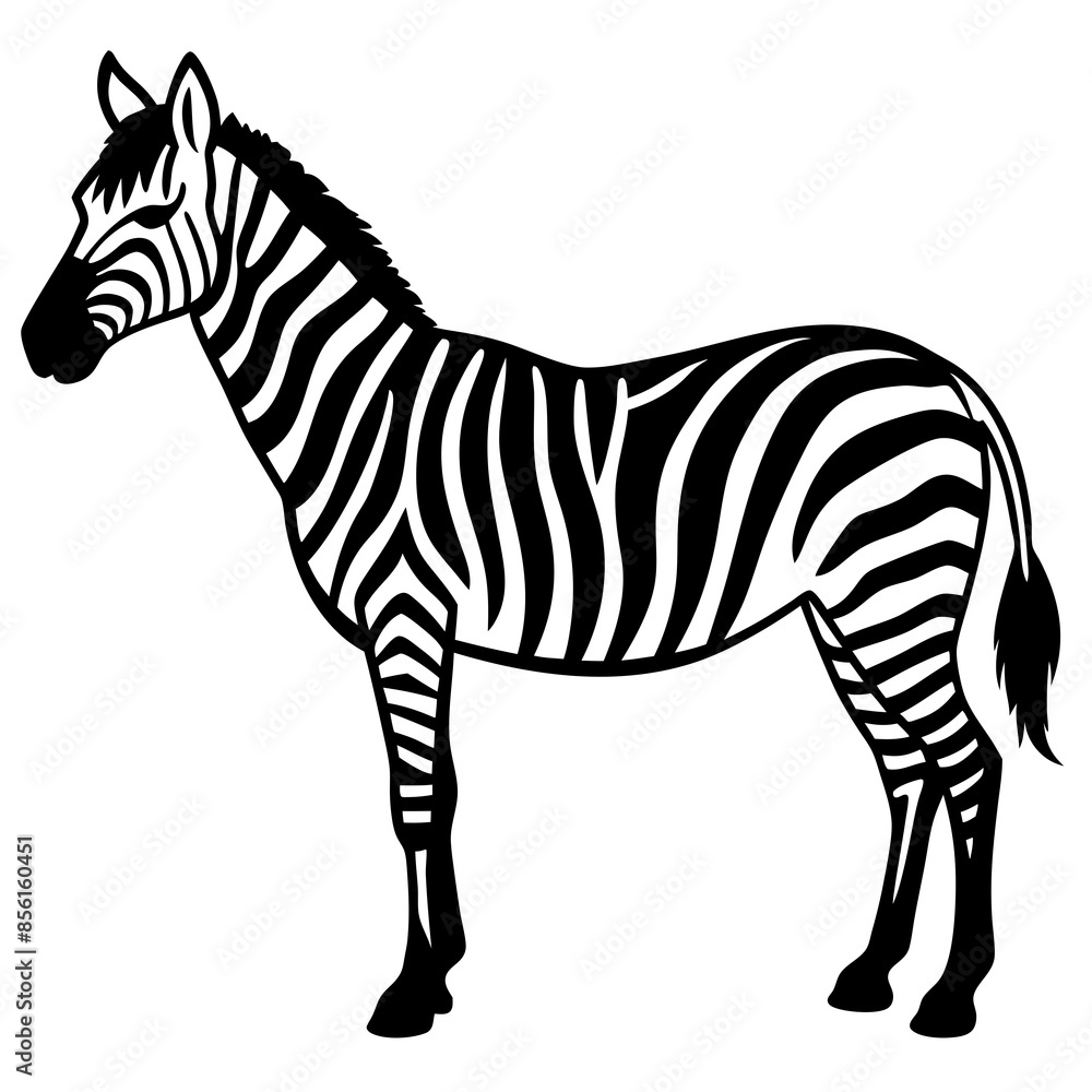 Obraz premium zebra vector illustration