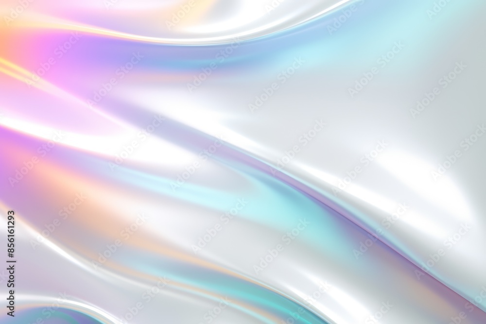 Sleek white holographic foil background, subtle iridescence, smooth gradient, abstract design, wallpaper usage Sleek white holographic foil background, subtle iridescence, smooth gradient, abstract design, wallpaper usage