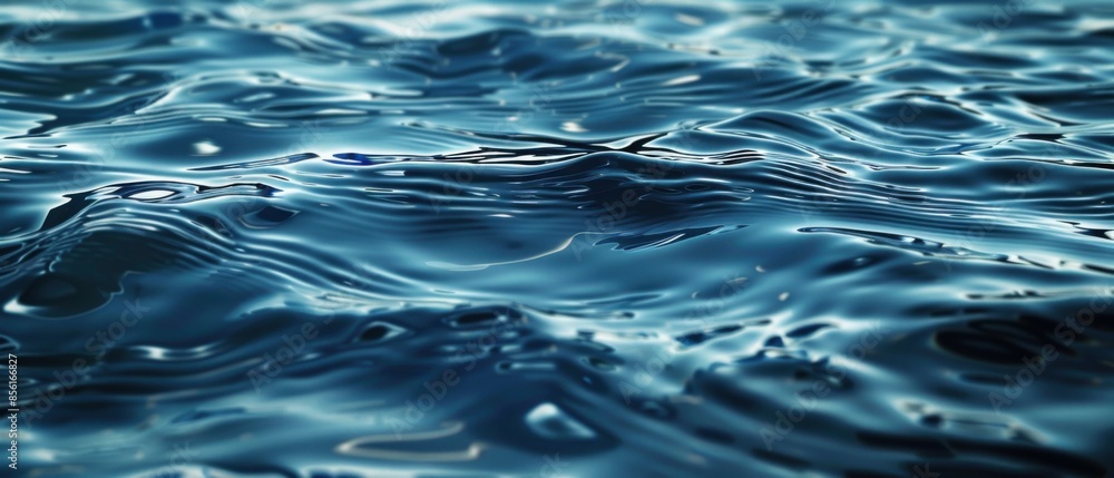 Realistic photo of the water surface Realistic photo of the water surface