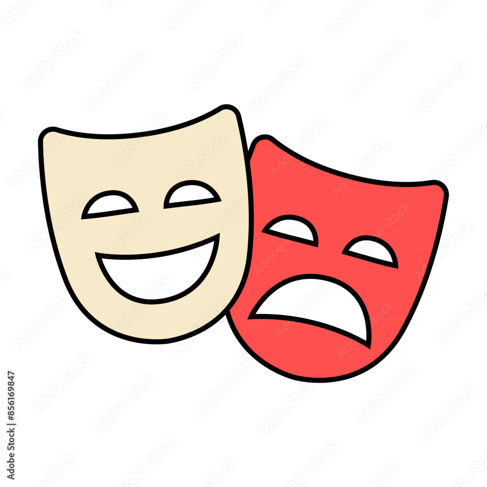 facial mask symbol vector facial mask symbol vector