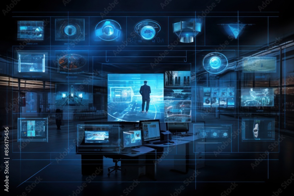 Guardian Eyes: CCTV Cameras and HUD UI for Cutting-Edge Security Guardian Eyes: CCTV Cameras and HUD UI for Cutting-Edge Security