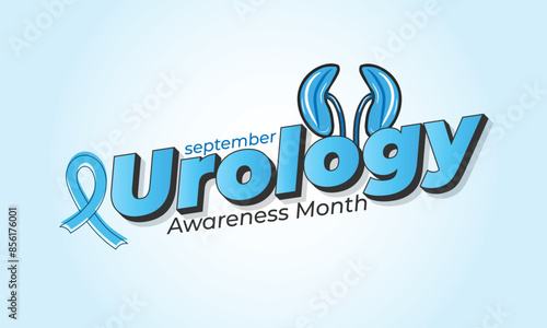 Urology awareness month. background, banner, card, poster, template. Vector illustration.