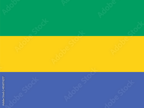 Free Download flag of Gabon, official state symbol - GFXLoad