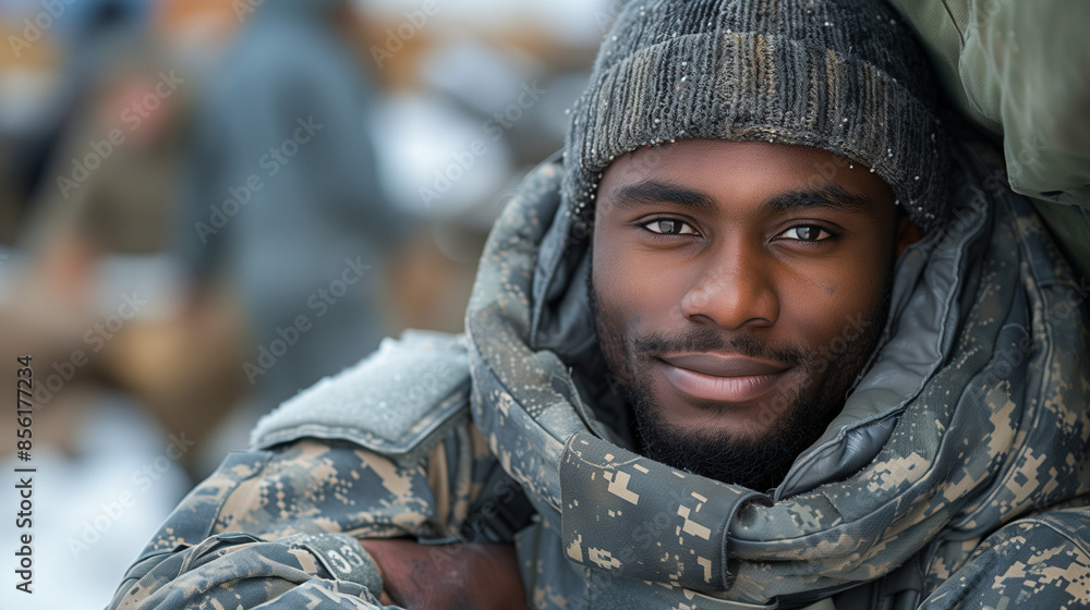 Homeless Veteran American, AI-generated Homeless Veteran American, AI-generated