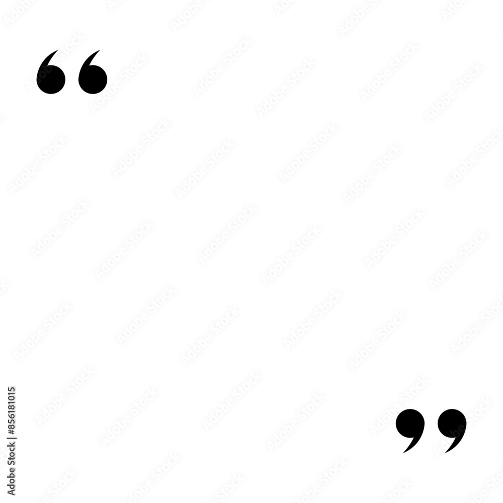 Quote Box Frame. Texting Quote Box. Quote Symbol and Mark Quote. Comment, Text Box. Vector Icon Quote Box Frame. Texting Quote Box. Quote Symbol and Mark Quote. Comment, Text Box. Vector Icon